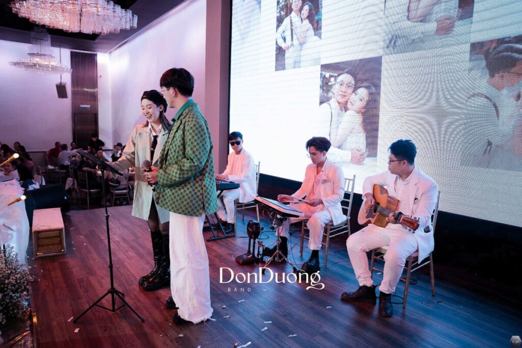 BAND NHẠC ACOUSTIC ĐÁM CƯỚI TẠI GALA CENTER HCM