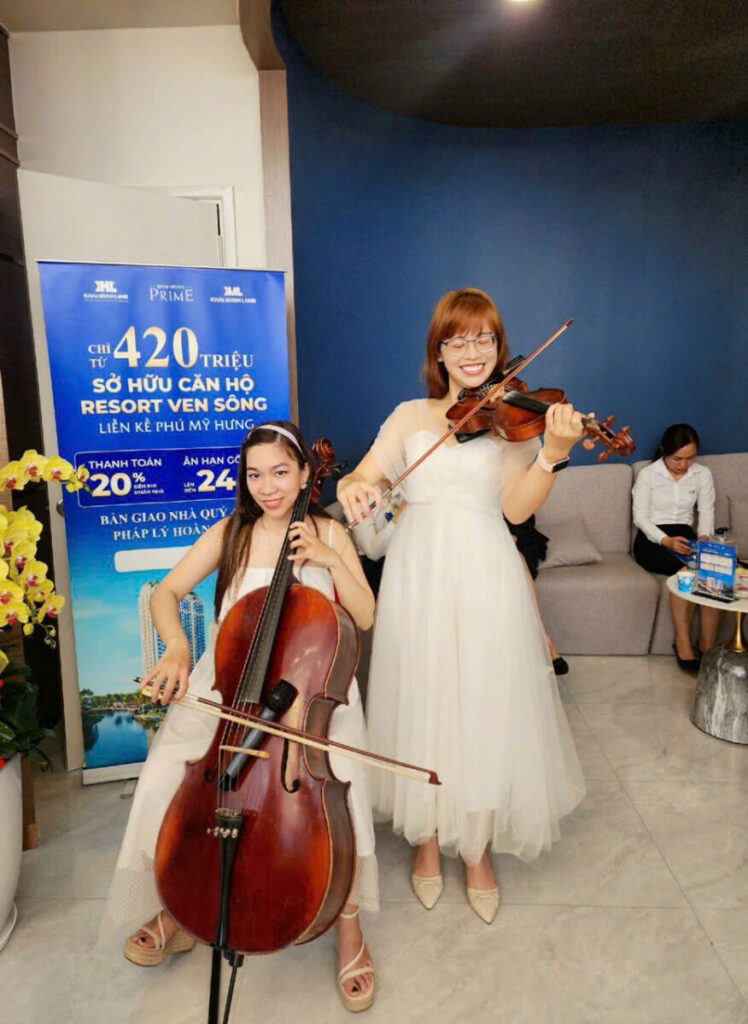 CHO THUÊ NHẠC CÔNG VIOLIN & CONTRABASS