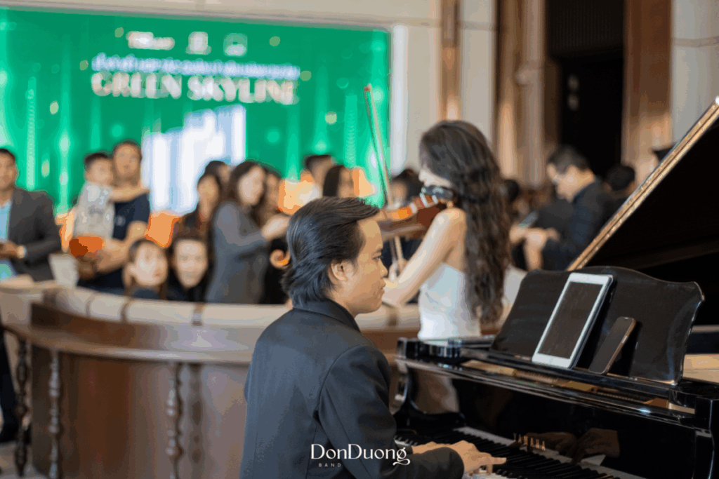 HOÀ TẤU VIOLIN PIANO TẠI GREEN SKYLINE